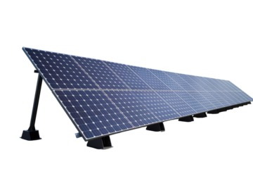 Precision in Solar Technology: Smart Solar Panels Incorporating Isolated On Transparent Background