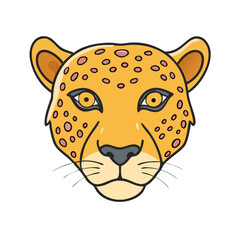 leopard icon, leopard vector illustration-simple illustration of leopard, perfect for leopard logos and icons