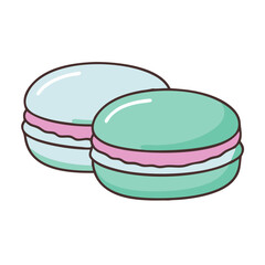 macaron icon, macaron vector illustration-simple illustration of macaron, perfect for macaron logos and icons