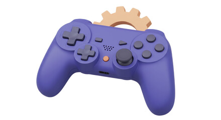 Isolated Game Controller with Gear © Sarah