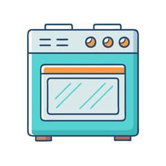 oven icon, oven vector illustration-simple illustration of oven, perfect for oven logos and icons