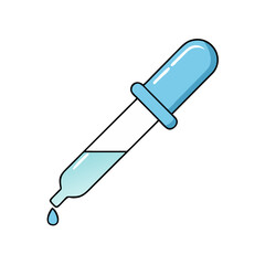 pipette icon, pipette vector illustration-simple illustration of pipette, perfect for pipette logos and icons