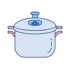 pressure cooker icon, pressure cooker vector illustration-simple illustration of pressure cooker, perfect for pressure cooker logos and icons