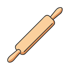 rolling pin icon, rolling pin vector illustration-simple illustration of rolling pin, perfect for rolling pin logos and icons