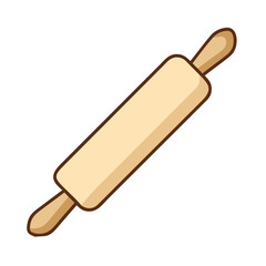 rolling pin icon, rolling pin vector illustration-simple illustration of rolling pin, perfect for rolling pin logos and icons