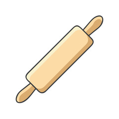rolling pin icon, rolling pin vector illustration-simple illustration of rolling pin, perfect for rolling pin logos and icons