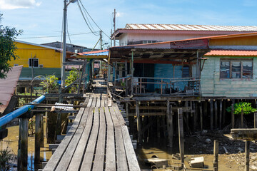 In Brunei, there is a village of floating houses called Kampong Ayer.