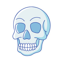 skull icon, skull vector illustration-simple illustration of skull, perfect for skull logos and icons