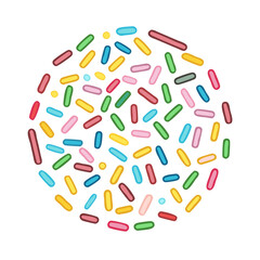 sprinkles icon, sprinkles vector illustration-simple illustration of sprinkles, perfect for sprinkles logos and icons