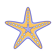 starfish icon, starfish vector illustration-simple illustration of starfish, perfect for starfish logos and icons