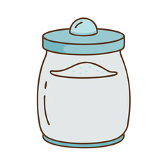 sugar jar icon, sugar jar vector illustration-simple illustration of sugar jar, perfect for sugar jar logos and icons