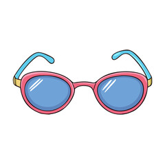 Fototapeta premium sunglasses icon, sunglasses vector illustration-simple illustration of sunglasses, perfect for sunglasses logos and icons