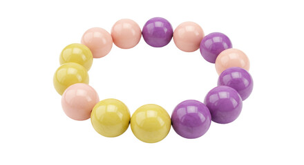 Isolated Colorful Candy Bracelet