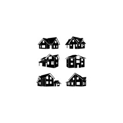 House real estate icons set 