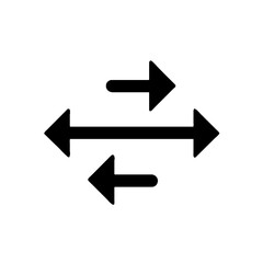 arrow icon vector. isolated vector icon direction vector thin line icon