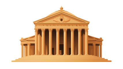 Obraz premium PNG Pantheon architecture building column.