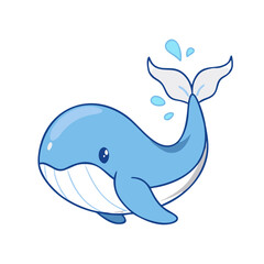 whale icon, whale vector illustration-simple illustration of whale, perfect for whale logos and icons