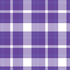 Light iris and Vibrant bluey purple Seamless Tartan Textile Design