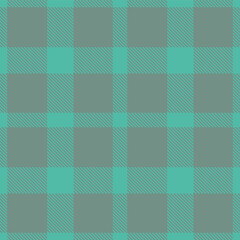 Plaid pattern seamless. Vibrant tealish & Vibrant greyish teal Tartan Textile Design. 