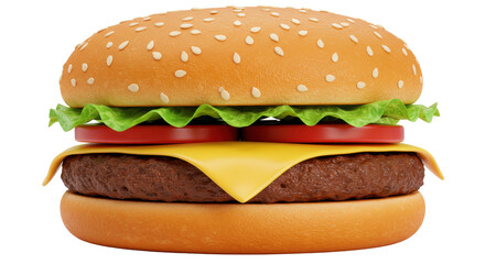 Isolated Hamburger