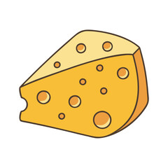 cheese icon, cheese vector illustration-simple illustration of cheese, perfect for cheese logos and icons