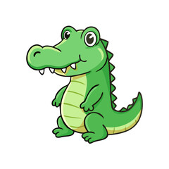 crocodile icon, crocodile vector illustration-simple illustration of crocodile, perfect for crocodile logos and icons