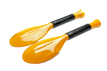 Perfecting Your Stroke: Swim Training Paddles Isolated On Transparent Background