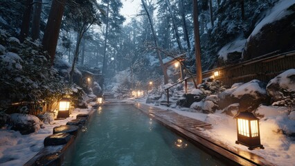 Winter Retreat: Snow, Steam, and Silence