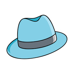 fedora icon, fedora vector illustration-simple illustration of fedora, perfect for fedora logos and icons