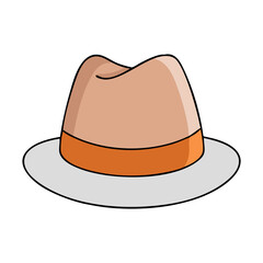 fedora icon, fedora vector illustration-simple illustration of fedora, perfect for fedora logos and icons