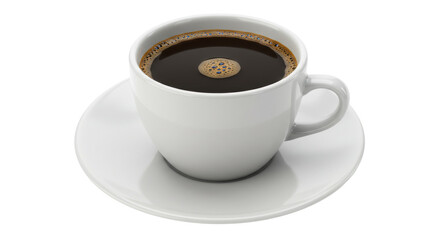 Isolated Cup of Coffee