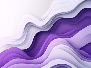 A design that is abstract in nature showcases undulating waves in various hues of purple and pink, producing a calming and hypnotic effect that stimulates imagination and tranquility
