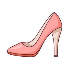 high heels icon, high heels vector illustration-simple illustration of high heels, perfect for high heels logos and icons