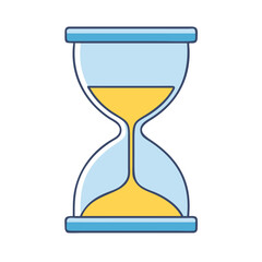 hourglass icon, hourglass vector illustration-simple illustration of hourglass, perfect for hourglass logos and icons