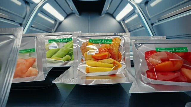 Food on a spaceship.