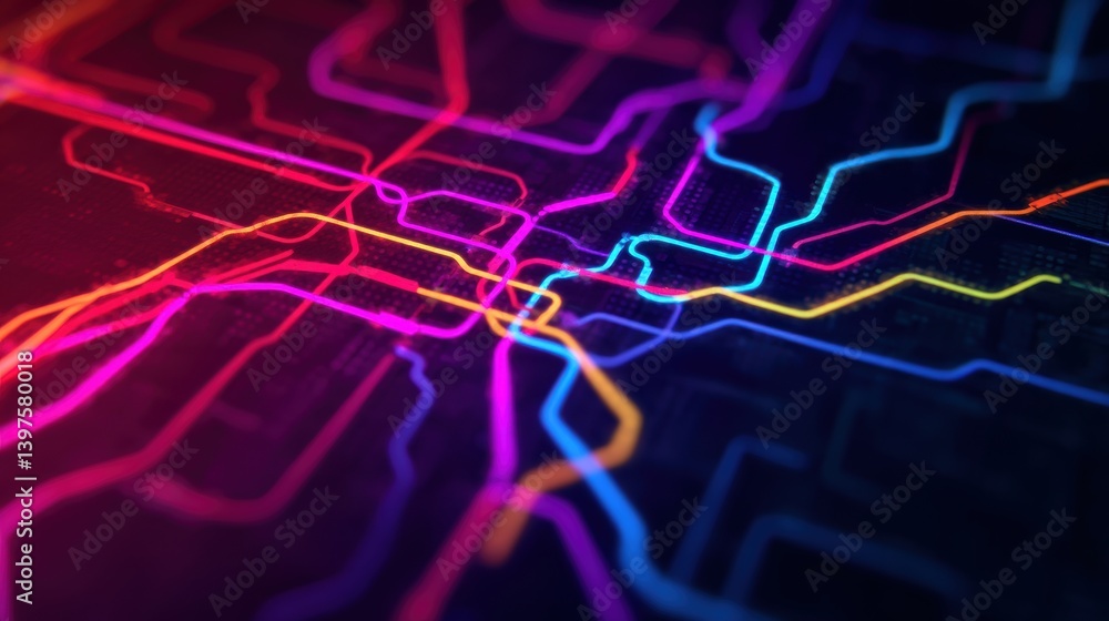 Poster import tariffs concept. complex tariff network inspired infographic visual