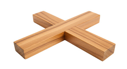 Isolated Wooden Trivet