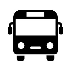 Bus Front View Icon Design