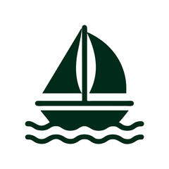 Sailing Boat Icon Design