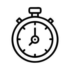 Stopwatch Chronometer Icon Design