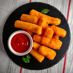 french fries on a plate