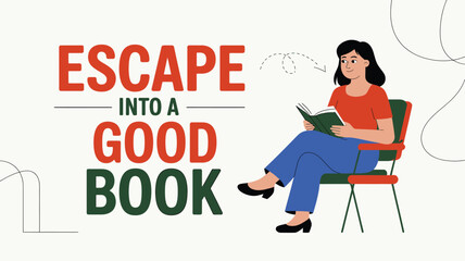 Beautiful vector illustration for World Book Day featuring a child reading a book with educational elements, designed in modern flat style for libraries, schools, and literacy campaigns