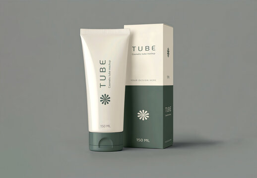 Cosmetic Tube Mockup