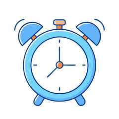 alarm clock icon, alarm clock vector illustration-simple illustration of alarm clock, perfect for alarm clock logos and icons