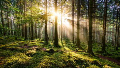 Fototapeta premium morning in the forest