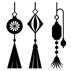 Elegant Tassels in Geometric Patterns for Design Inspiration