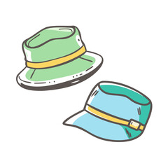 bucket hats icon, bucket hats vector illustration-simple illustration of bucket hats, perfect for bucket hats logos and icons