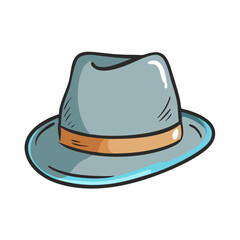 fedora icon, fedora vector illustration-simple illustration of fedora, perfect for fedora logos and icons
