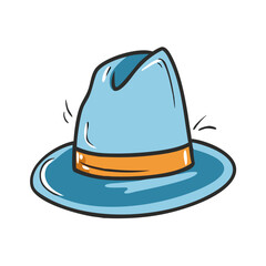 fedora icon, fedora vector illustration-simple illustration of fedora, perfect for fedora logos and icons