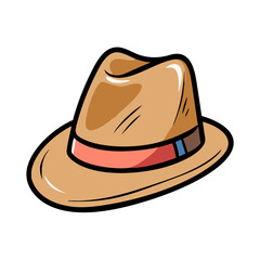 fedoras icon, fedoras vector illustration-simple illustration of fedoras, perfect for fedoras logos and icons